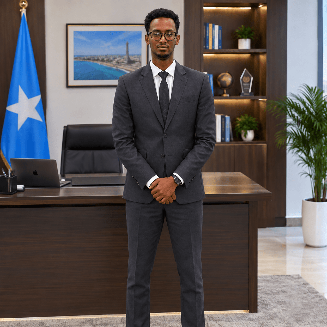 Portrait of Abdallah Abdirisaq